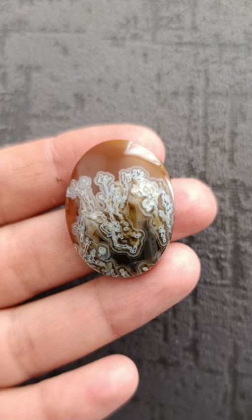 عقیق شجر بهاره زمینه خرمایی