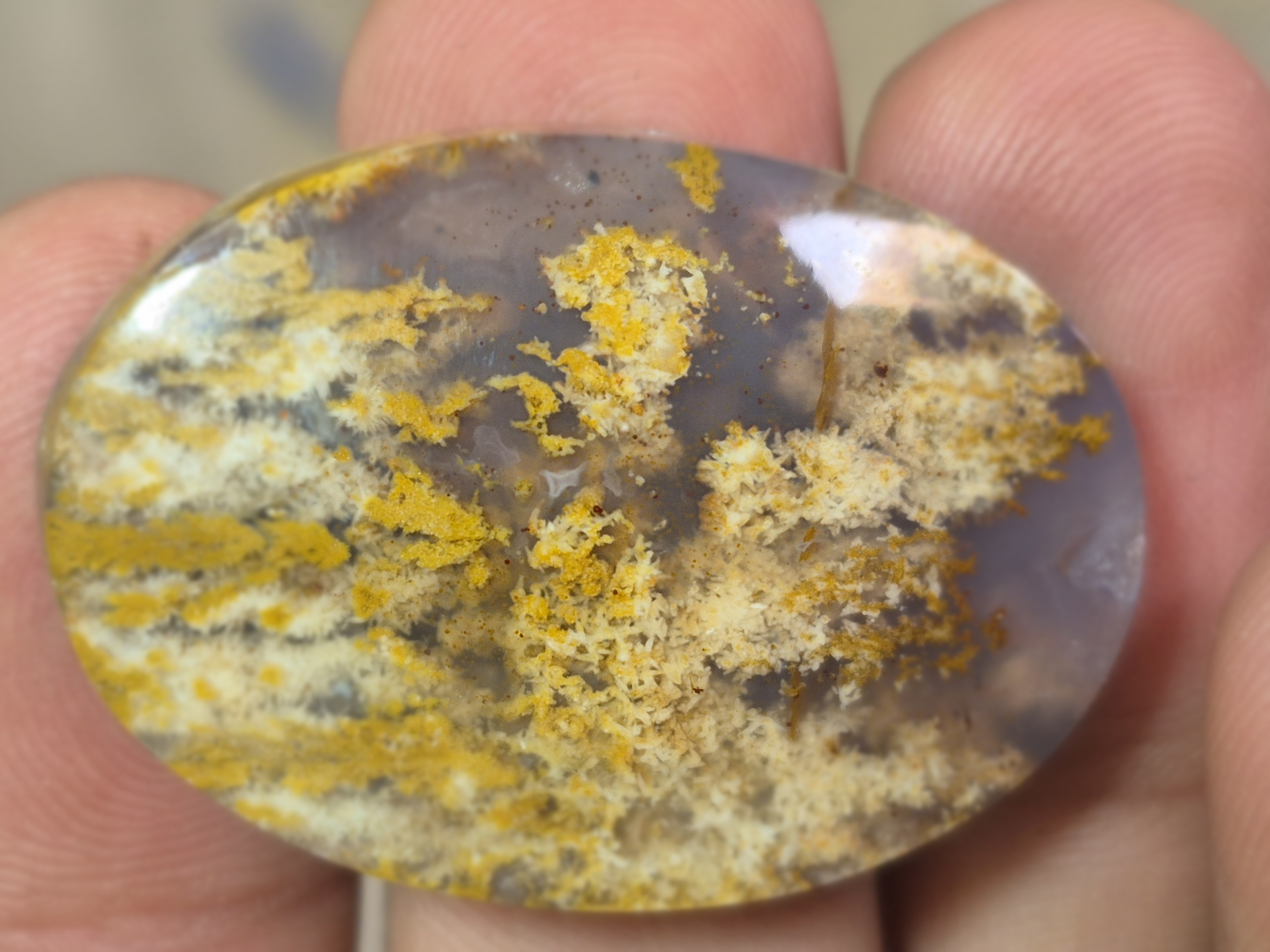 عقیق پاییزه سایز مدالی