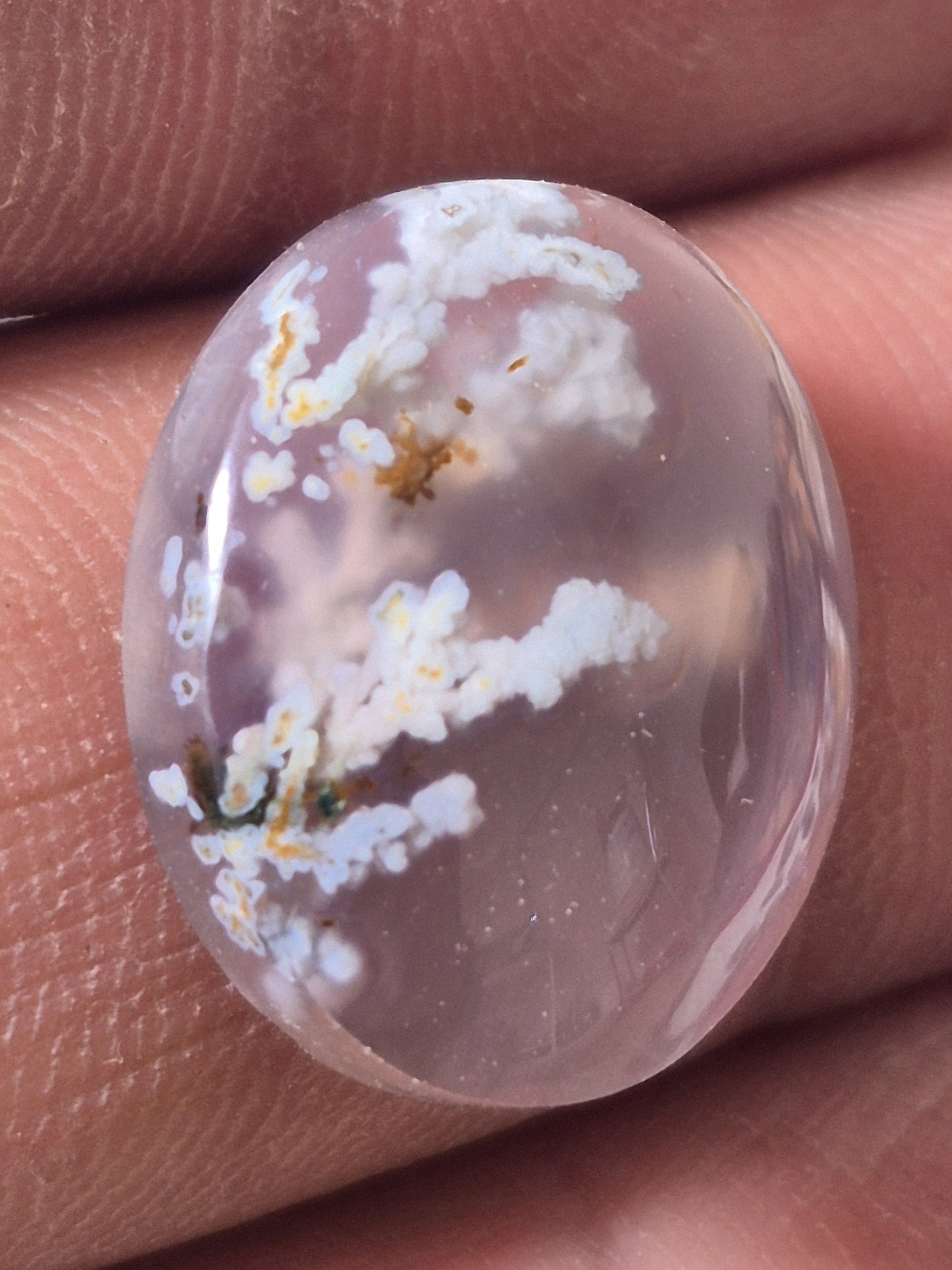 عقیق شجر بهاره نگین انگشتری