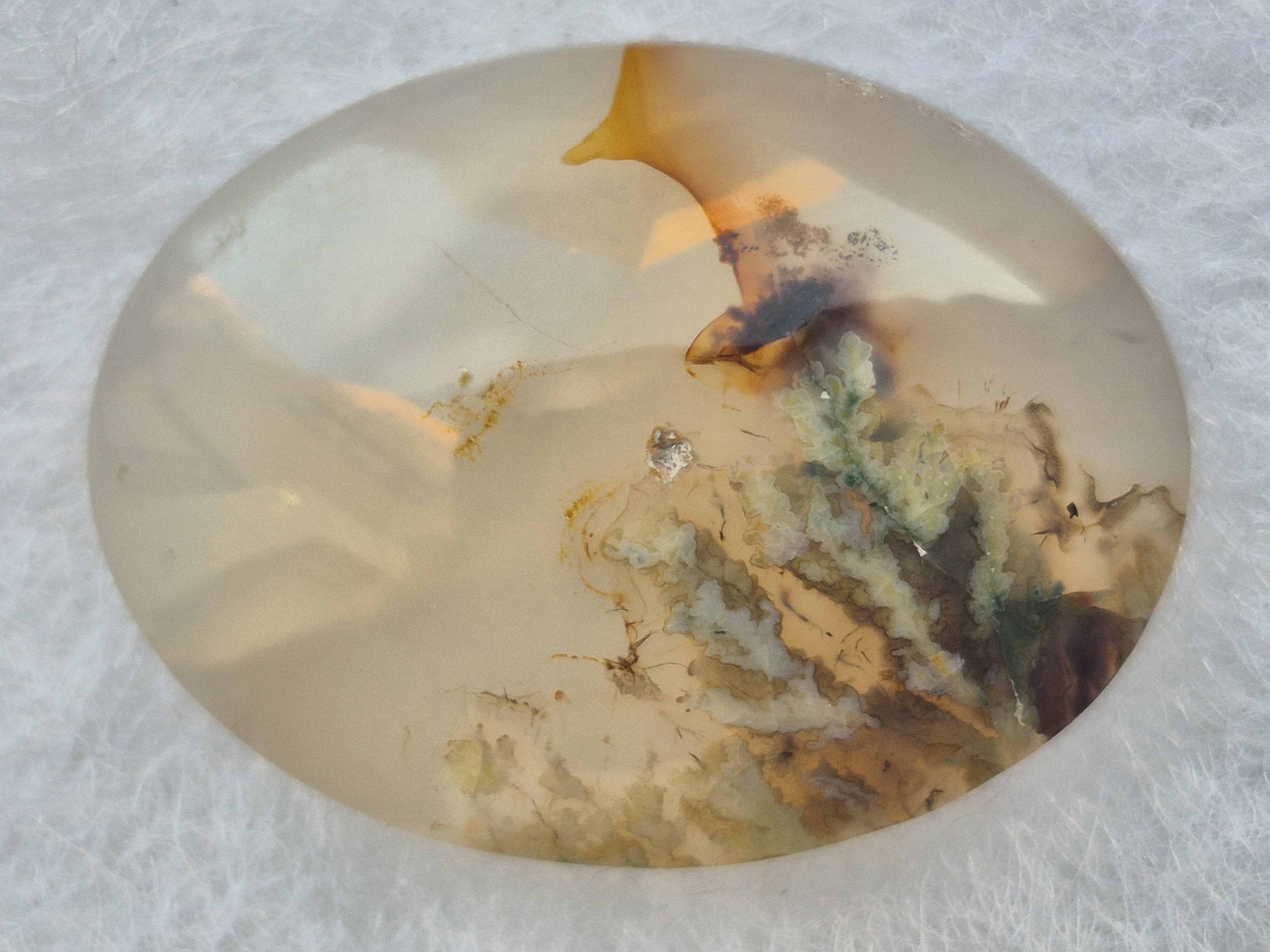 عقیق شجر بهاره سایز مدالی