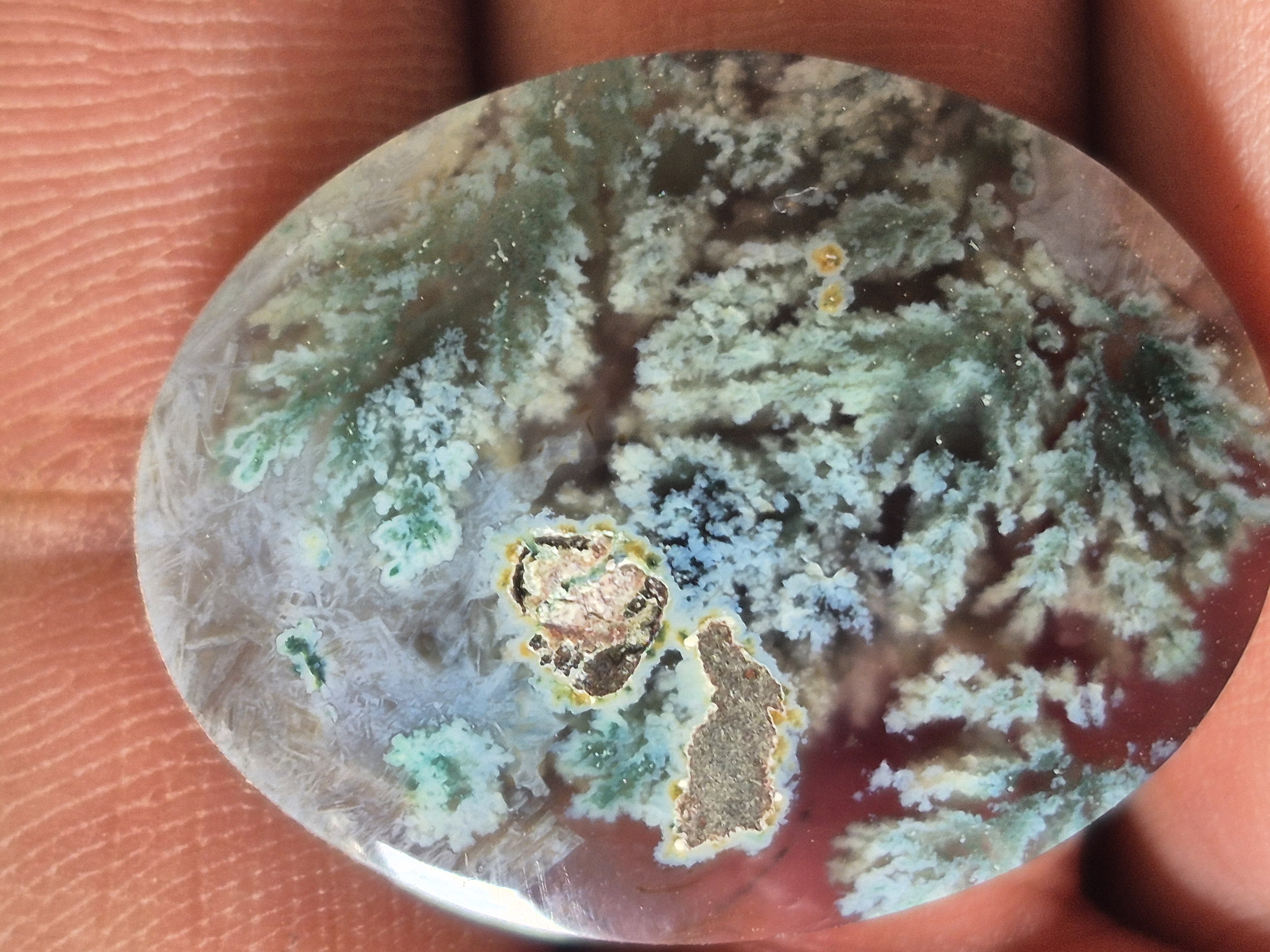 عقیق شجر بهاره سایز مدالی