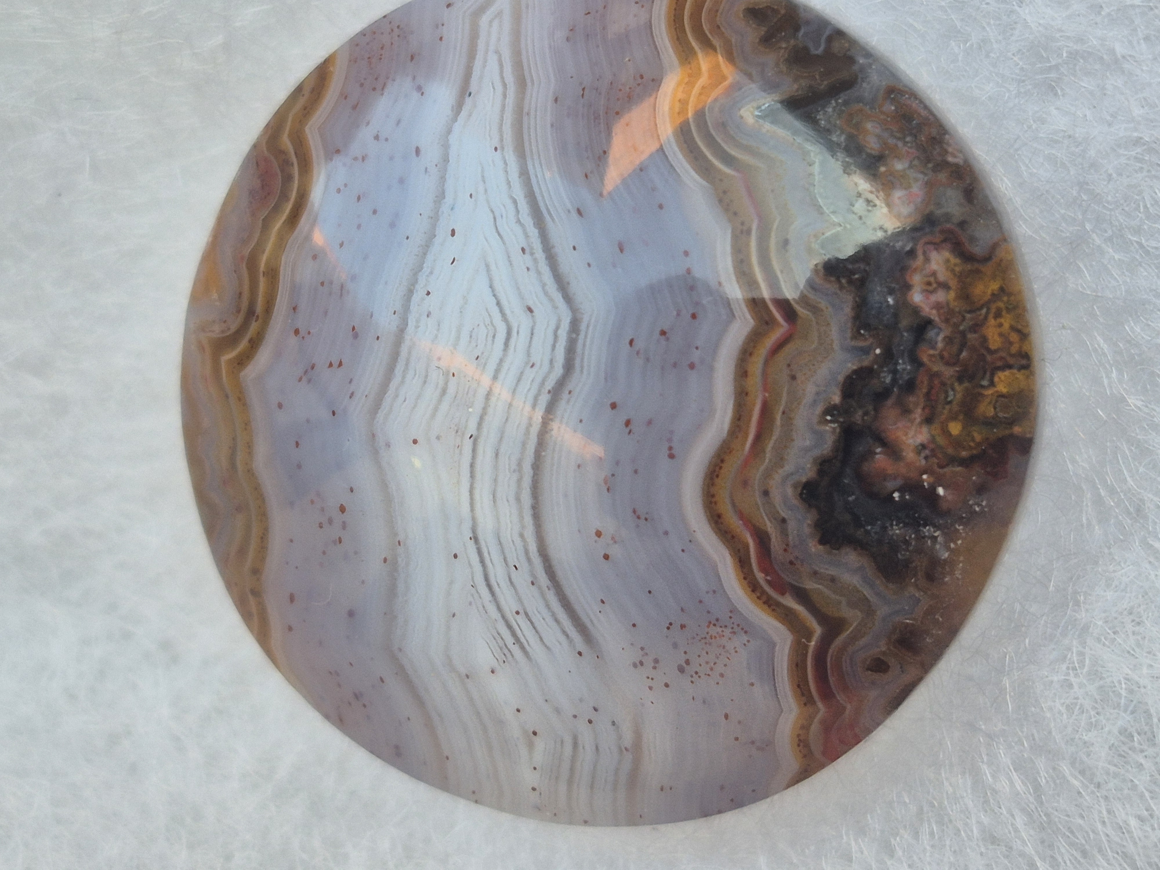 عقیق سلیمانی خط رنگی