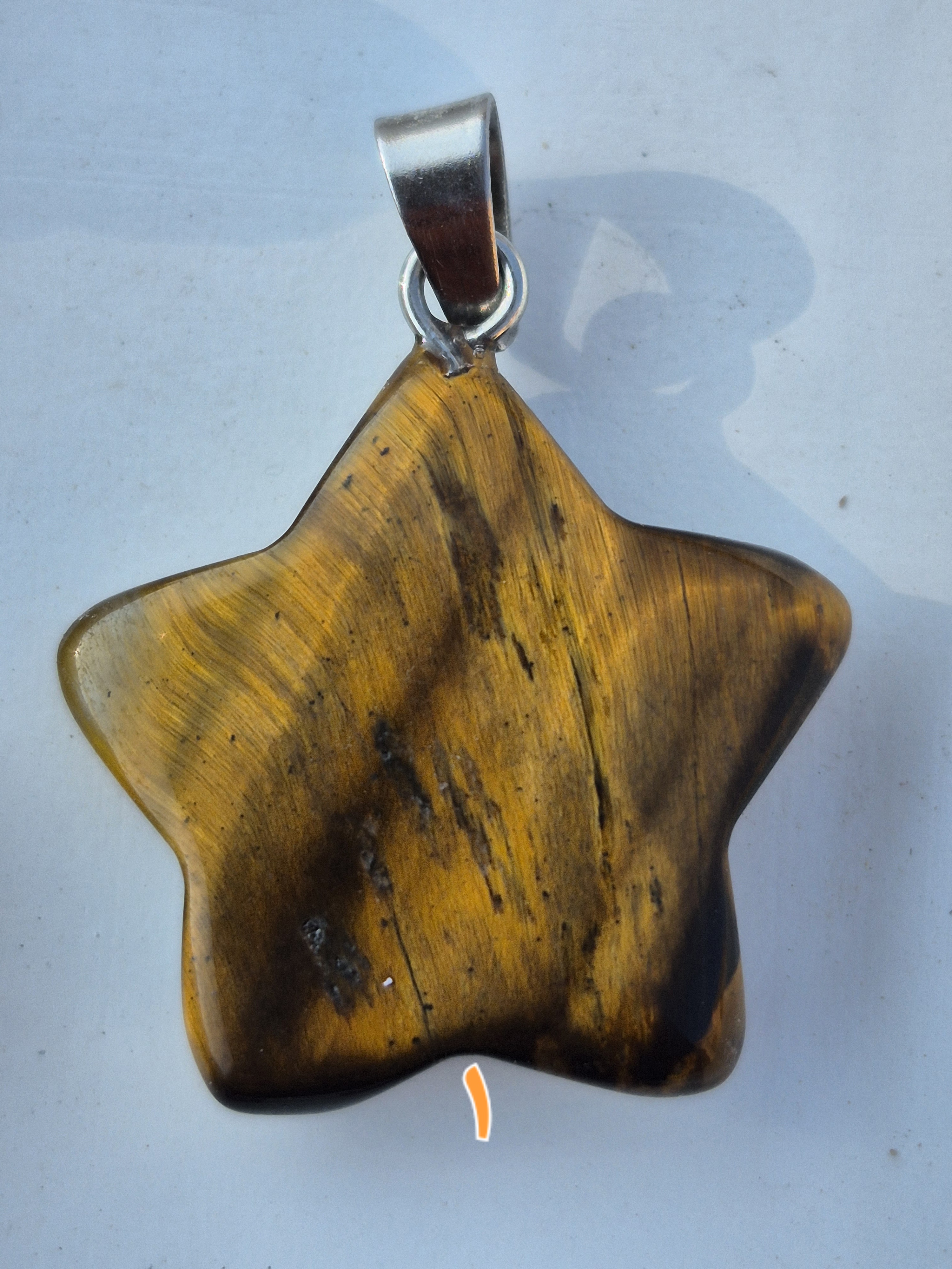 گردن آویز چشم ببر تراش ستاره کپی