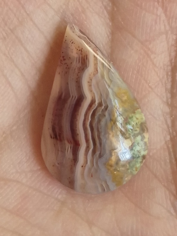 نگین گردنبند عقیق سلیمانی خط سرخ